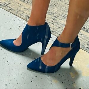 Nine West high Heels Royal Blue Pumps Size 8.5
